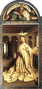 EYCK, Jan van Mary of the Annunciation oil